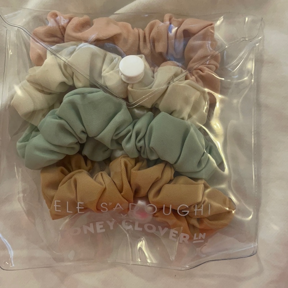 Stoney Clover x Lele Sadoughi scrunchies